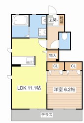 コーポラス　如月の物件間取画像